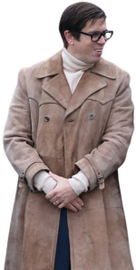 Toby Kebbell I Play Rocky Suede Leather Trench Coat - Image 3